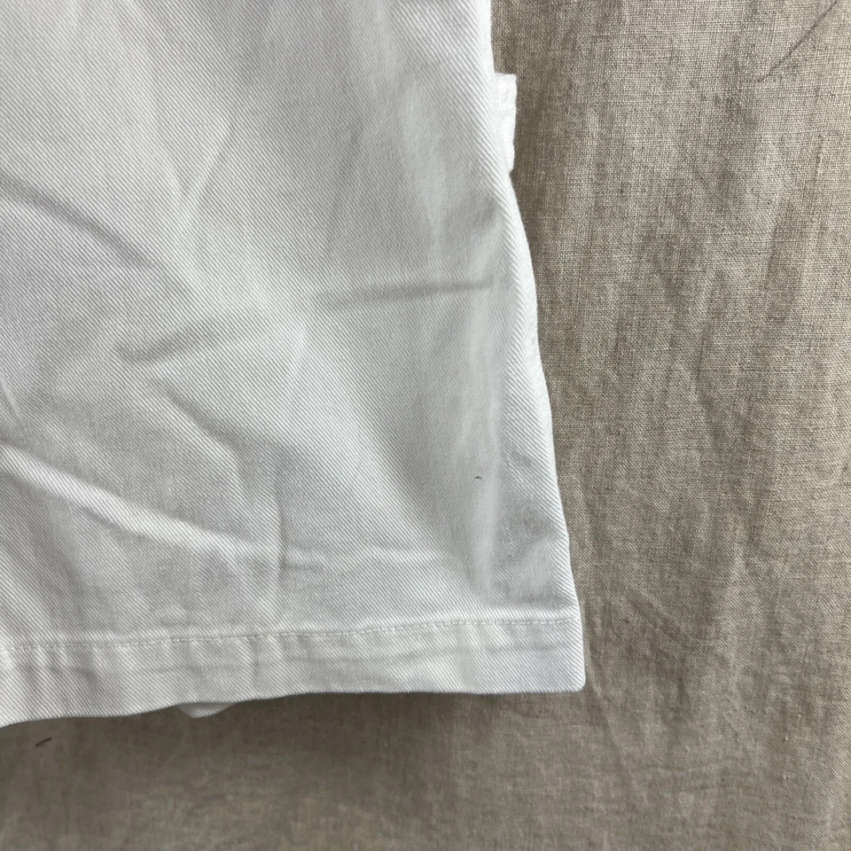 Pantalones cortos para mujer Christopher & Banks blancos de cintura alta con múltiples bolsillos talla 10 Foto 4 de 4