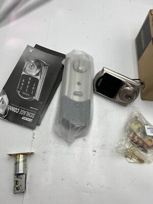 Schlage Electronic Touchscreen Deadbolt FBE469NX ACC 619 CAM 16-264 Latch 10-115