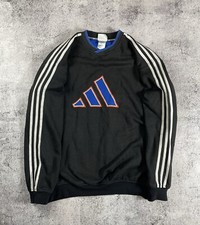 VTG Adidas 90s Sweatshirt Big Logo 3 Stripes Streetwear Mens Size M