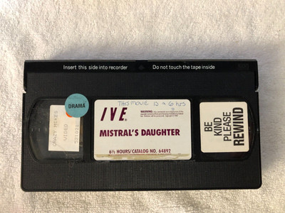 VHS Judith Krantz MISTRALS DAUGHTER Stacy Keach 6 hr Miniseries Powers Urich