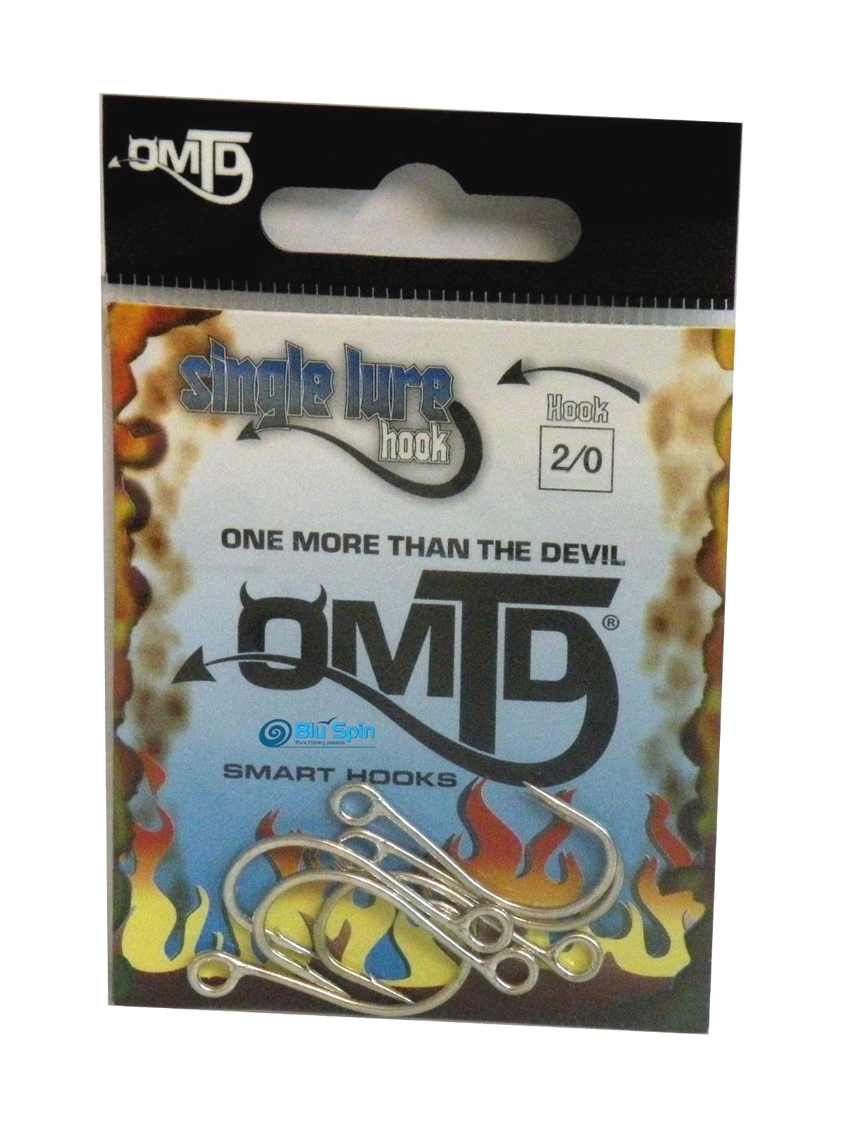 AMI SINGLE SMART HOOKS OMTD by Molix  SINGLE LURE OH1700 - SIZE: 2/0
