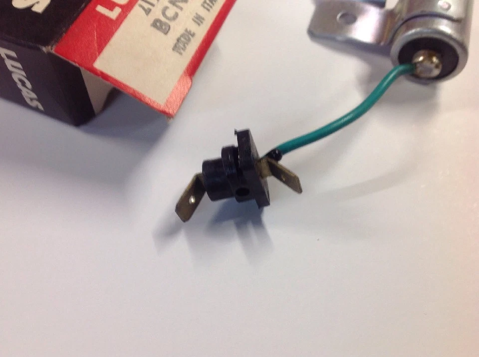 Condensador de ignição BMW 1600 2002 tii 1967-74 NSU VOLVO 140 P1800 1969 NOS Lucas - Imagem 3 de 3