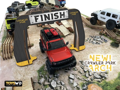 ToysWD Crawler Park START / FINISH Arch RC Crawler Park Circuit 1/24 1/18 TWD240 - Bild 6 von 8