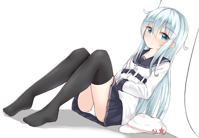 Anime kantai collection black hair blue eyes brown Custom