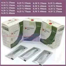 PengShi Acupuncture TCM Acu Needles with guide tube 500/BX Massage Cupping Treat