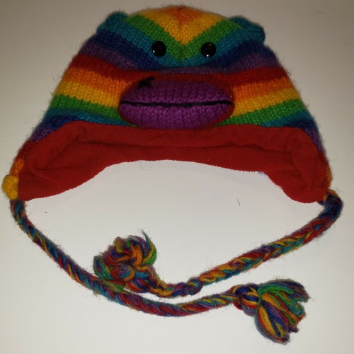 Children Unisex Sock Monkey Winter Hat 