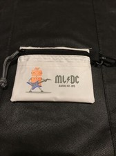 White Soft Card ALATION ML Coin Key holder ZIP  Nylon Wallet Pouch