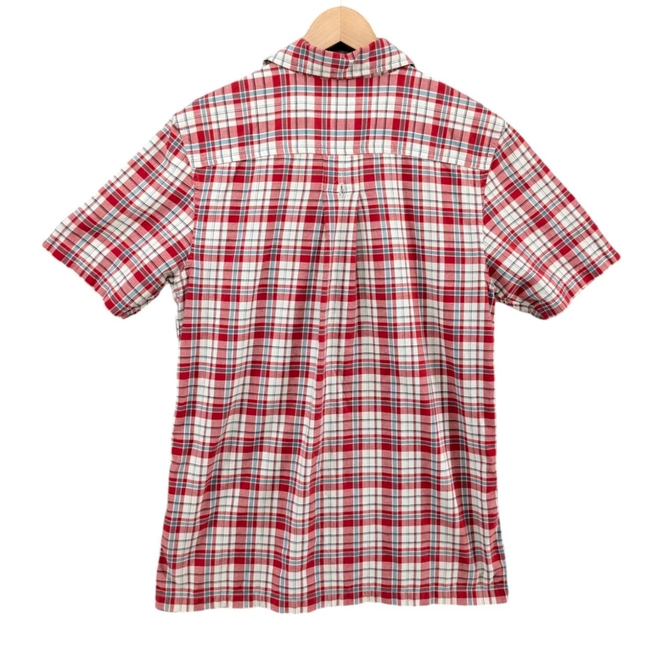 Camisa Remington Arms 1816 Para Hombre Roja Blanca Cuadros Manga Corta Algodón Talla M Foto 2 de 4