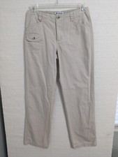 Columbia Womens Hiking Pants 8 Straight Leg Tyson Creek Khaki