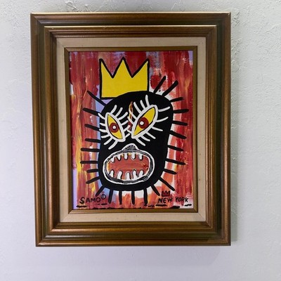 Jean-Michel Basquiat , Acrylic on Canva.