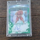 2025 Topps Yang Hansen Stratospheric Green Auto RC /99 Trail Blazers