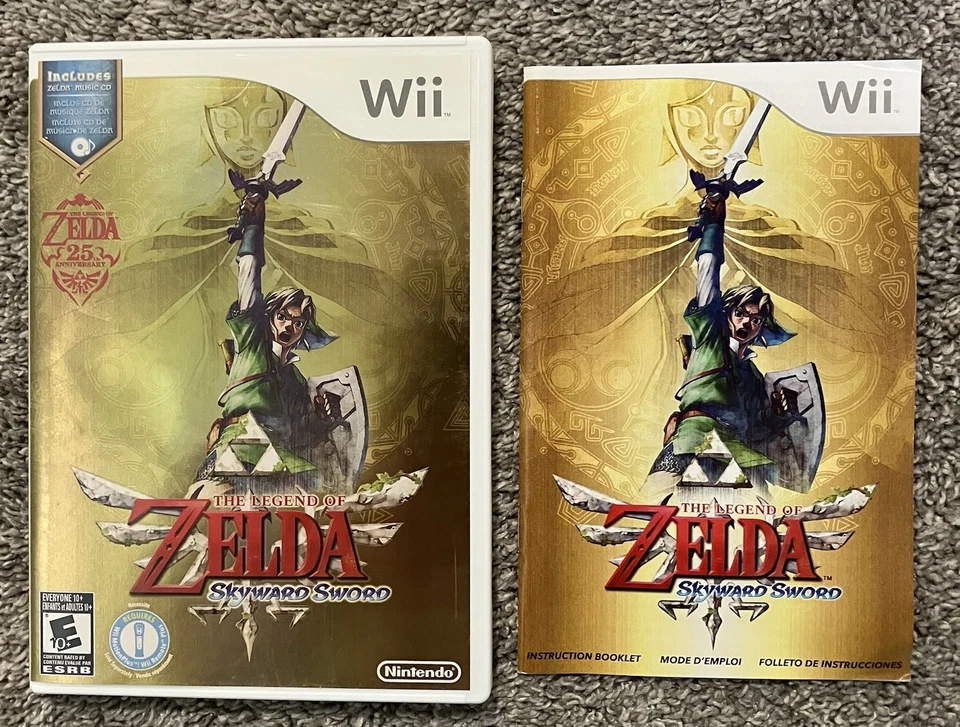 The Legend of Zelda: Skyward Sword (Nintendo Wii) Complete Clean Next Day Ship - Image 2 of 4