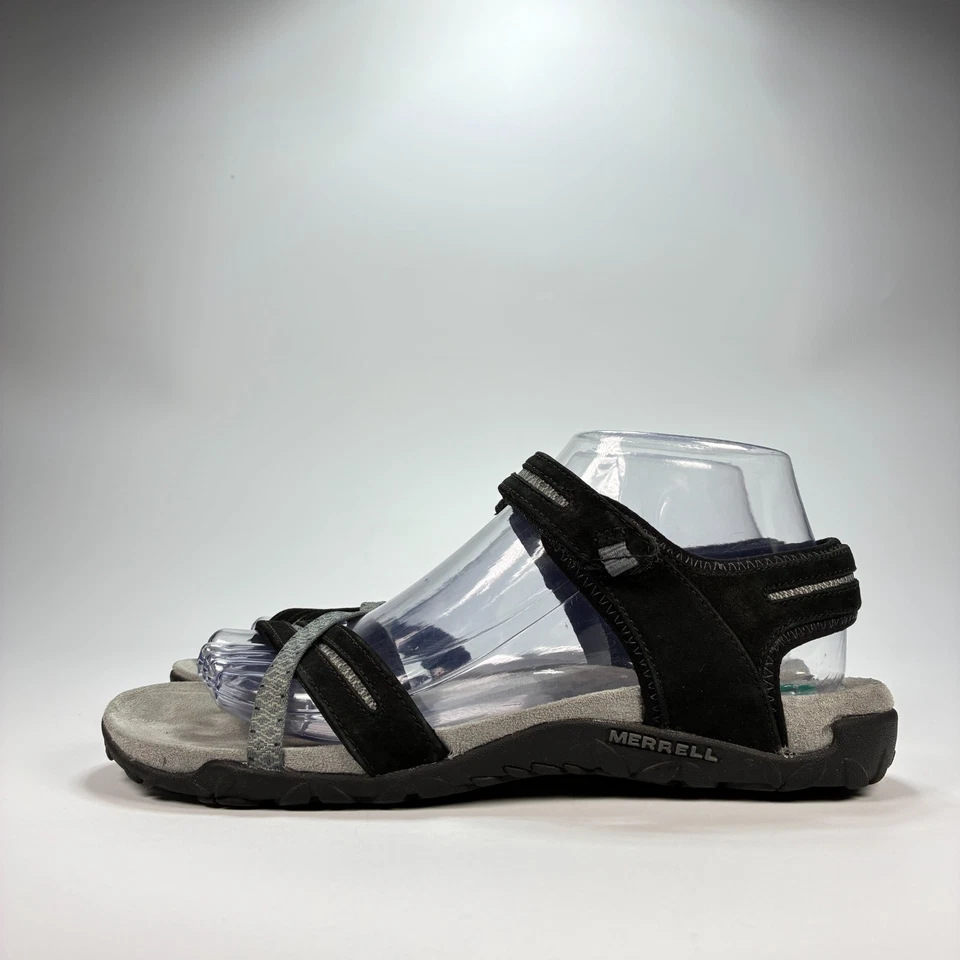 Sandalias Merrell Terran Cross II negras grises para senderismo al aire libre J55306 para mujer talla 8 Foto 4 de 4