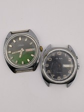 Lot Vintage Watches Slava 2628 For Parts Or Repair Soviet USSR Mechanical