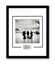 U2 Bono Autograph Signed 11x14 Framed Photo All That You Can't Leave Behind ACOA
