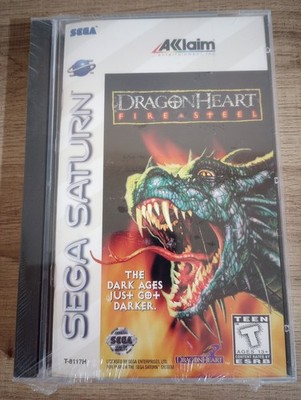 Dragonheart: Fire & Steel (Sega Saturn 1996) brand-new, factory sealed, unopened