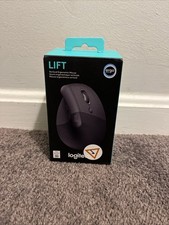Logitech Lift Vertical Ergonomic Mouse, Wireless - Graphite