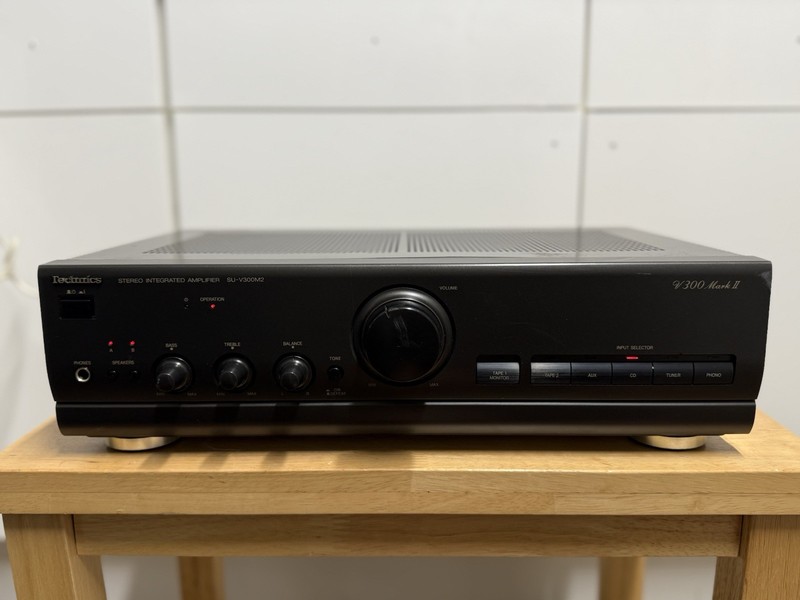 Technics SU-V300MK2 Stereo Integrated Amplifier MM Phono Vintage Hi-Fi Tested