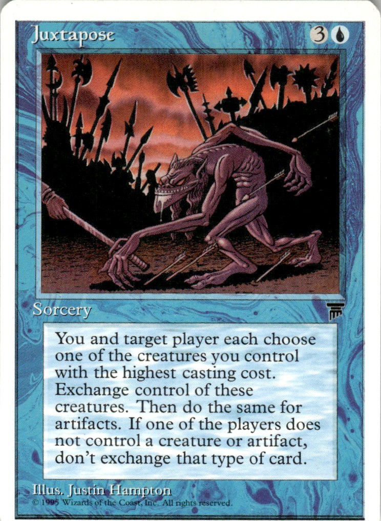 1994 Legends Magic The Gathering Juxtapose LP