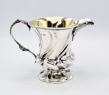 WILLIAM IV STERLING SILVER WRYTHEN BODIED CREAM JUG London 1833 WILLIAM BATEMAN