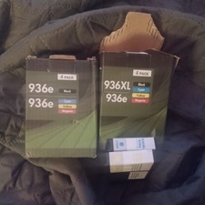 936e Ink Cartridge 4-Pack and 936XL 936e yellow and Cyan