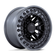 18x9 Black Rhino Alpha Matte Black With Gunmetal Lip Wheel 8x170 0mm