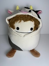 Squishmallows Benny Bigfoot Cow Costume 12 inch NEW No Tag April 2025 Release