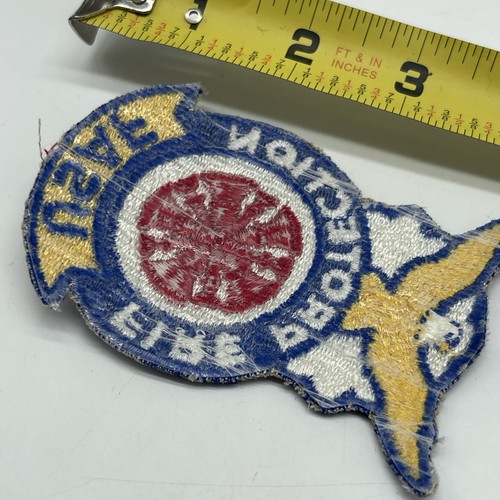 U.S. Military Air Force Fire Protection USAF Patch Badge Eagle Insignia ...