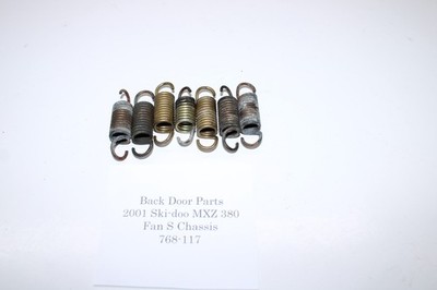 2001 Ski-doo Mxz 380 Rer Fan S Chassis Exhaust Pipe Springs Qty 7