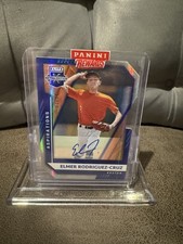 Elmer Rodriguez-Cruz Auto 1/98! 2021 Panini Elite Extra Edition #97 Aspirations