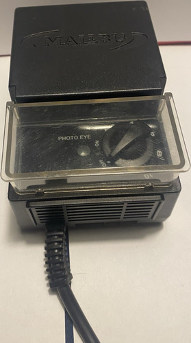 Malibu Outdoor Lighting Transformer Photo Eye Timer Corded Electric Black
