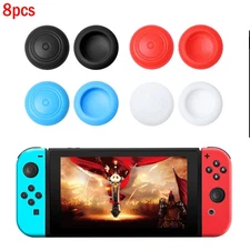 8pcs  Thumb Joy Con Analog Stick Grip Cap Rubber Cover For Switch/Lite/OLED