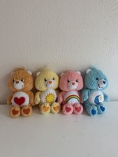 Care Bears Plush Set Tenderheart Funshine Cheer Bedtime Orange Yellow Pink Blue