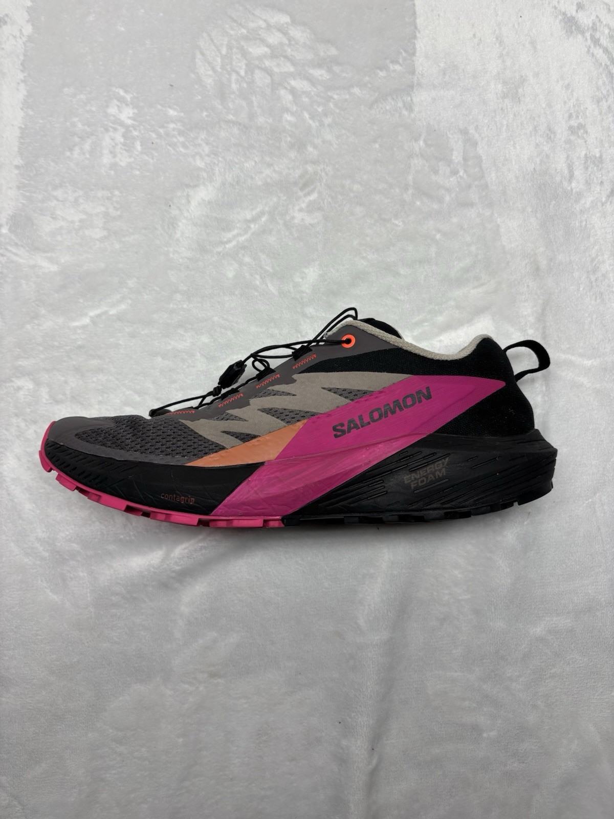 Scarpe da trail running Salomon Sense Ride 5 da donna taglia 10 5 grigio rosa scarpe da trekking