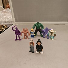 Figure Lot   8 Character Toys Set, Small,  2" Nice Assortment, Some Vintage