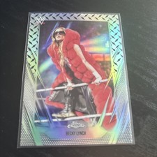 Becky Lynch WWE 2026 Topps Chrome Diamond Plate Refractor Wrestling Card #11