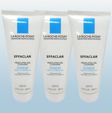 LA ROCHE POSAY EFFACLAR MEDICATED GEL CLEANSER 6.76 OZ NWOB EXP: 2028 LOT OF 3