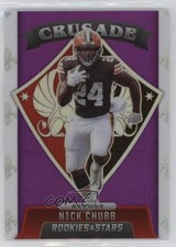 2021 Panini Rookies & Stars Crusade Purple Prizm 19/35 Nick Chubb #CR-7 1o7n