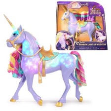 Unicorn Academy Interactive Rainbow Light-Up Wildstar Unicorn Toy, Ages 4 
