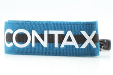 MINT w/ Genuine Lugs Contax 645 Genuine Blue Neck Strap From JAPAN