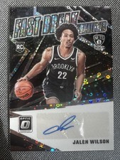 2023-24 Donruss Optic Jalen Wilson 1/1 True Black Disco Nets🔥📈🔥(read)