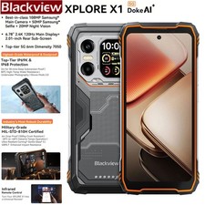 Blackview XPLORE X1 5G 4G AI telefono robusto Android 15 impermeabile cellulare doppia SIM