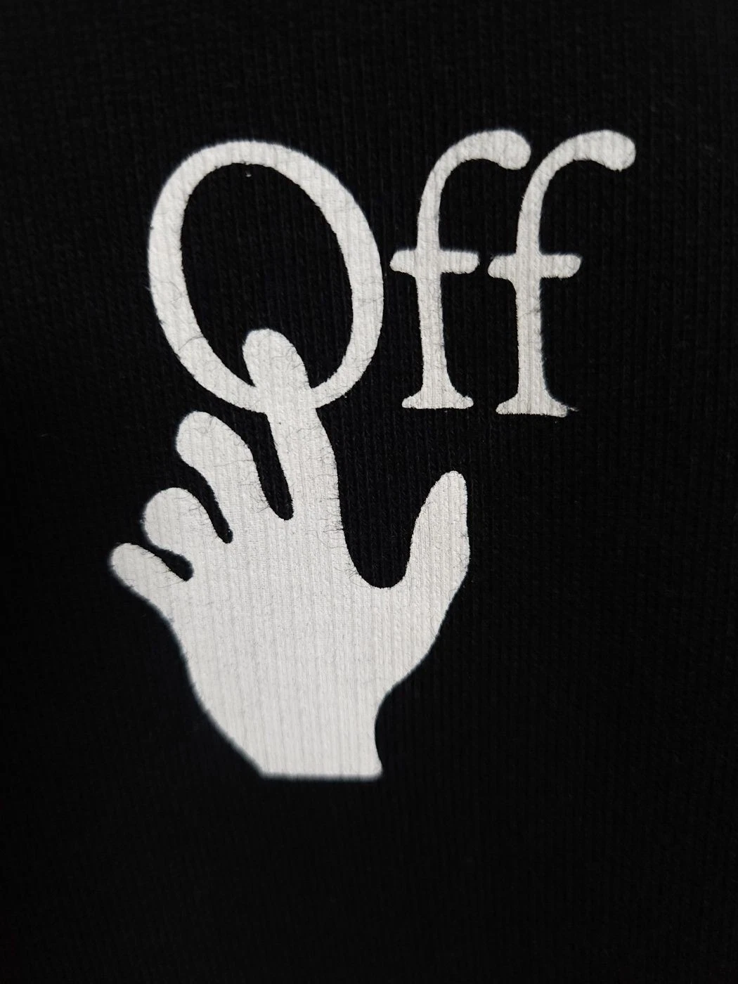 OFF WHITE Felpa con cappuccio freccia degradata bianco sporco OMBB034F21FLE002 130502715