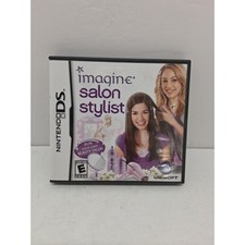 Imagine Salon Stylist Nintendo DS Game Ubisoft 2009 CIB Simulation Beauty Salon