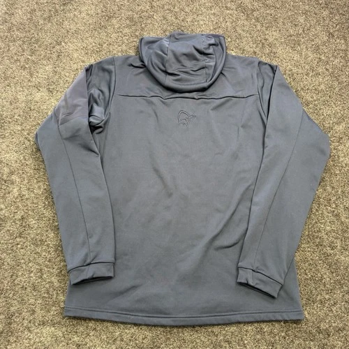 Norrona falketind warm2 stretch Hood Jacket Men Size Medium - Indigo Night Gorp image 5