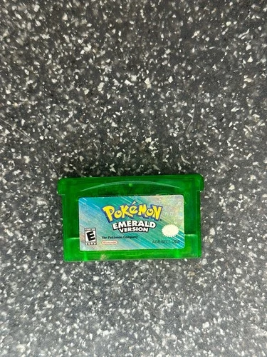 Pokemon Emerald Version (Nintendo GameBoy Advance, GBA) Authentic Dry Battery