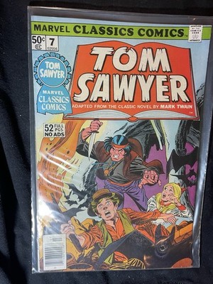 VINTAGE COMICS MARVEL CLASSICS COMICS #7 TOM SAWYER COMIC BOOK