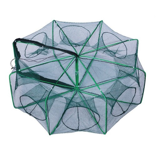 Piège à Appâts Pliable Duroecsain – Filet Nylon, Cadre Acier, Pour Crabes, Crevettes, écrevisses