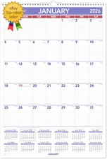 AT-A-GLANCE 2026 Wall Calendar, 15-1/2" X 22-3/4", Large (PM32826)
