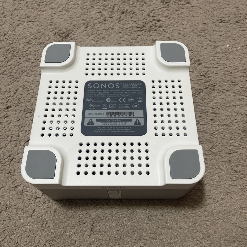 Sonos Connect Amp - Gen 1 Home Audio Streamer w/ Power Cord - S1 App Only - Image 4 of 4